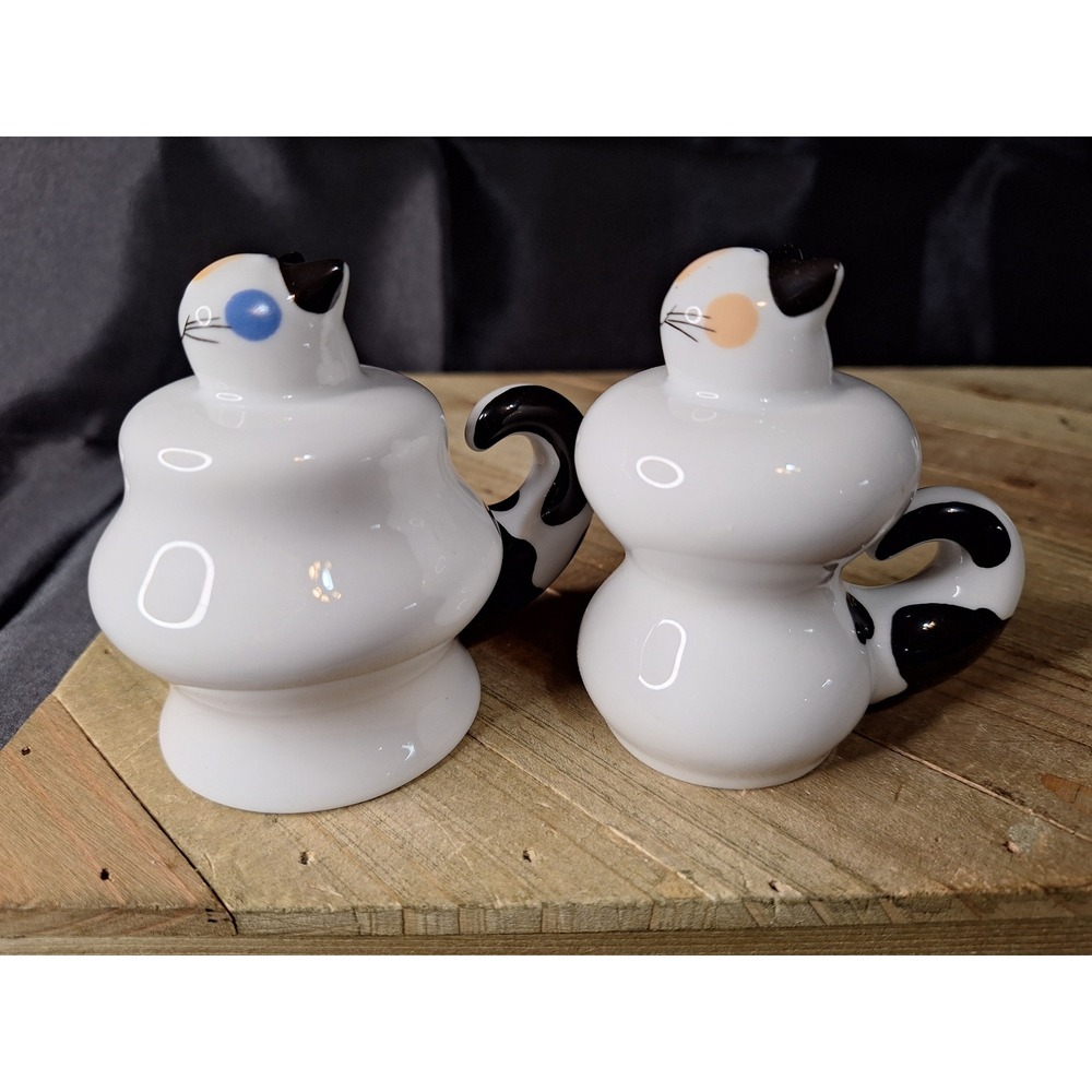 Villeroy & Boch Benedict and Friends Cat Salt and Pepper Shaker Set Porcelain